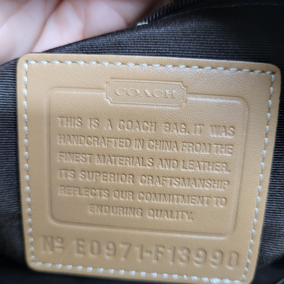 Coach Tattersall Tweed Shoulder Bag - Picture 9 of 9